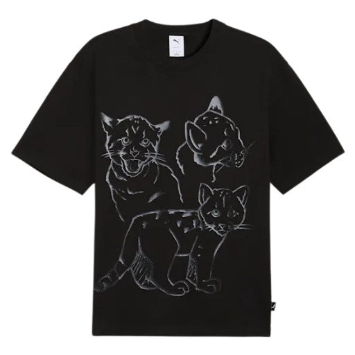Puma T-Shirt Graphic Itty Bitty Black